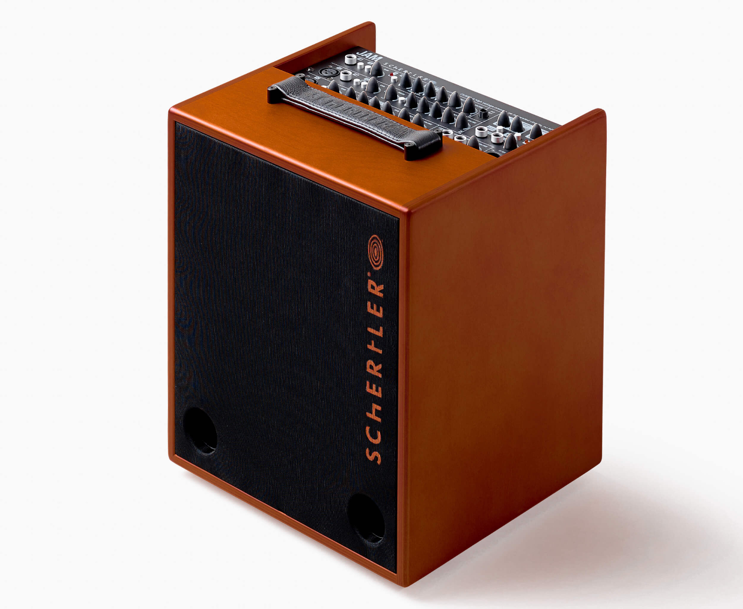 01_WOOD.jpg Schertler Amplificatore acustico 5 canali, 200W, finitura legno - immagine 1