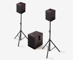 Schertler  Sistemi PA compatti 1000W, 2_ PT8 e 1_ AB12, finitura legno scuro - immagine 2