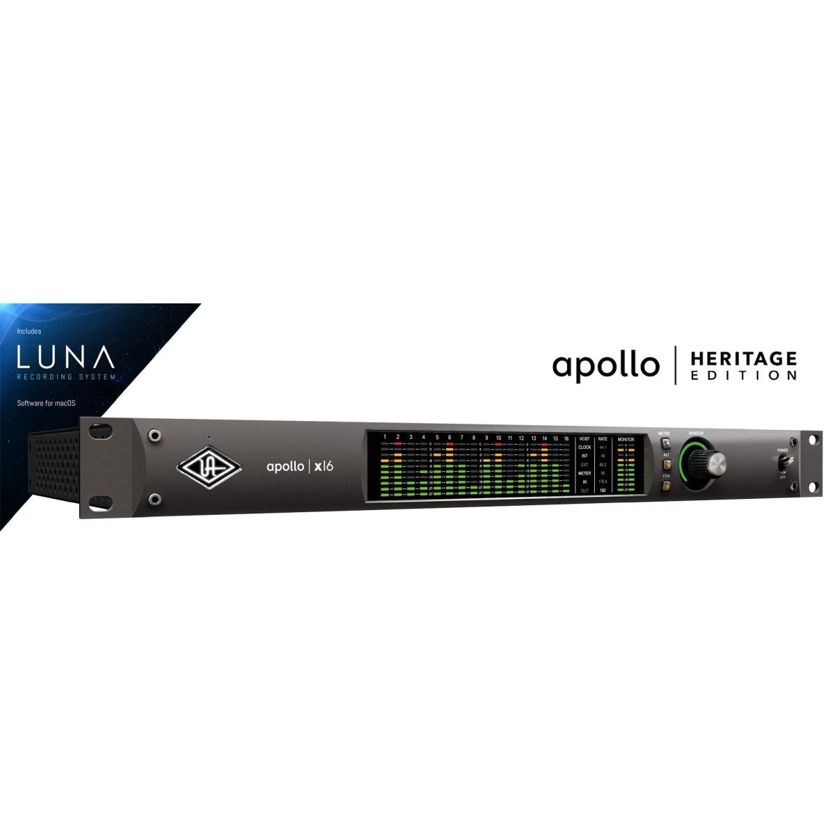 APX16-HE_1.jpeg Universal Audio Apollo x16 Heritage Edition : interfaccia audio Thunderbolt 3 - immagine 1