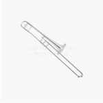 TROMBONE A TIRO ARGENTATO YSL-354SE