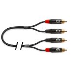Reference® RICTS02 – colore nero – 1 metro - 2RCA/2RCA Reference