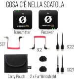 SISTEMA MICROFONICO WIRELESS COMPATTO - immagine 3